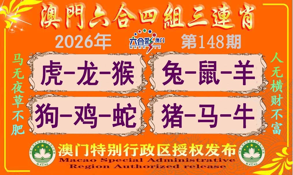 148期六合四组三连肖[图]